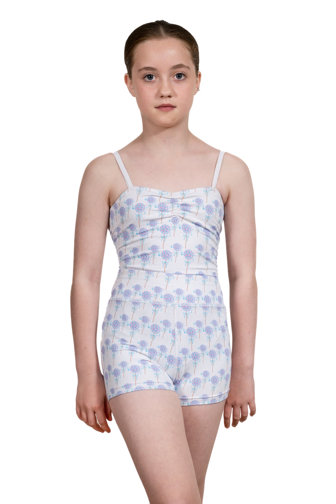 Bubblegum Lollipop Print Dance Shorts