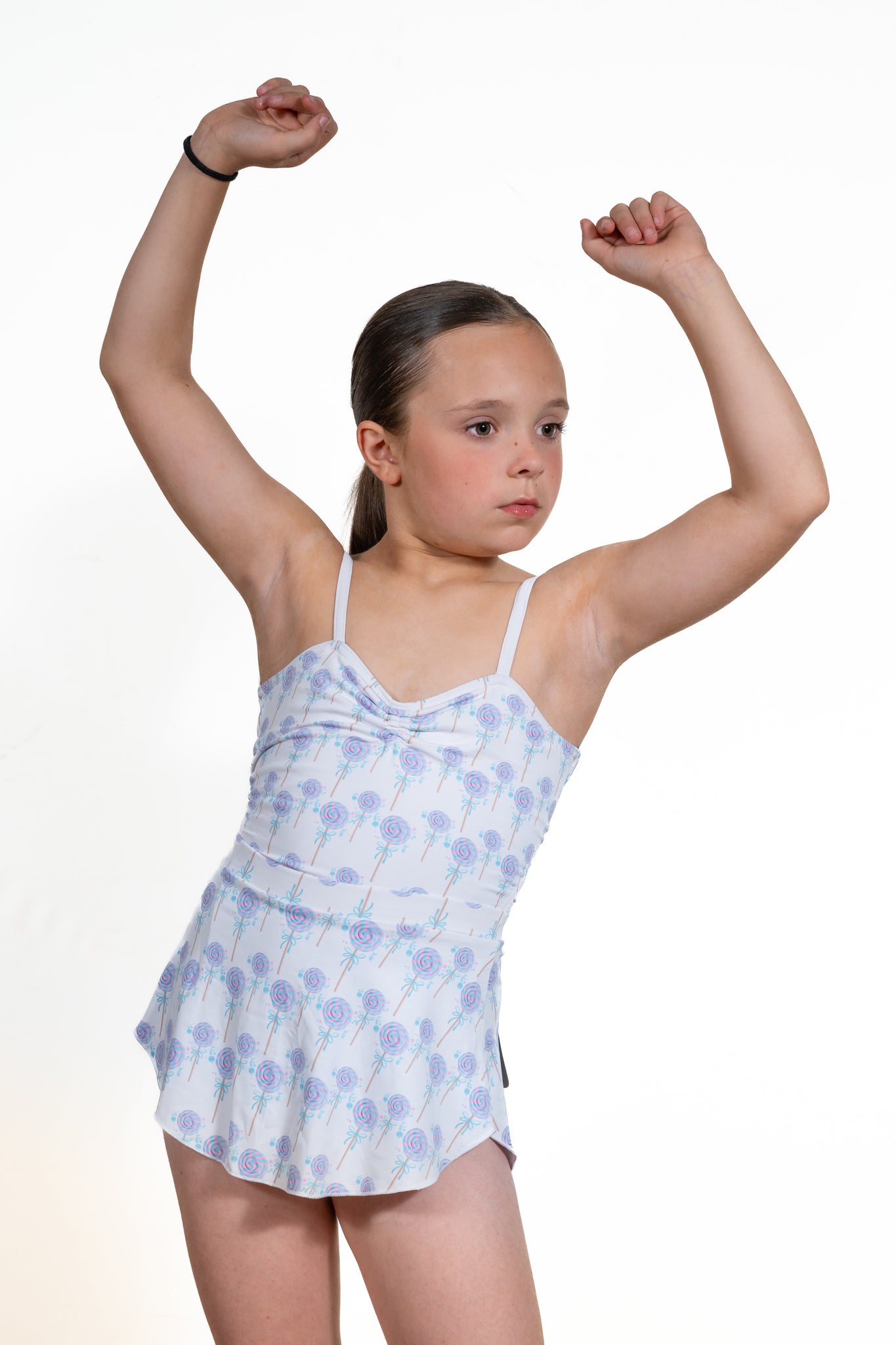 Bubblegum Lollipop Print Ballet Skirt