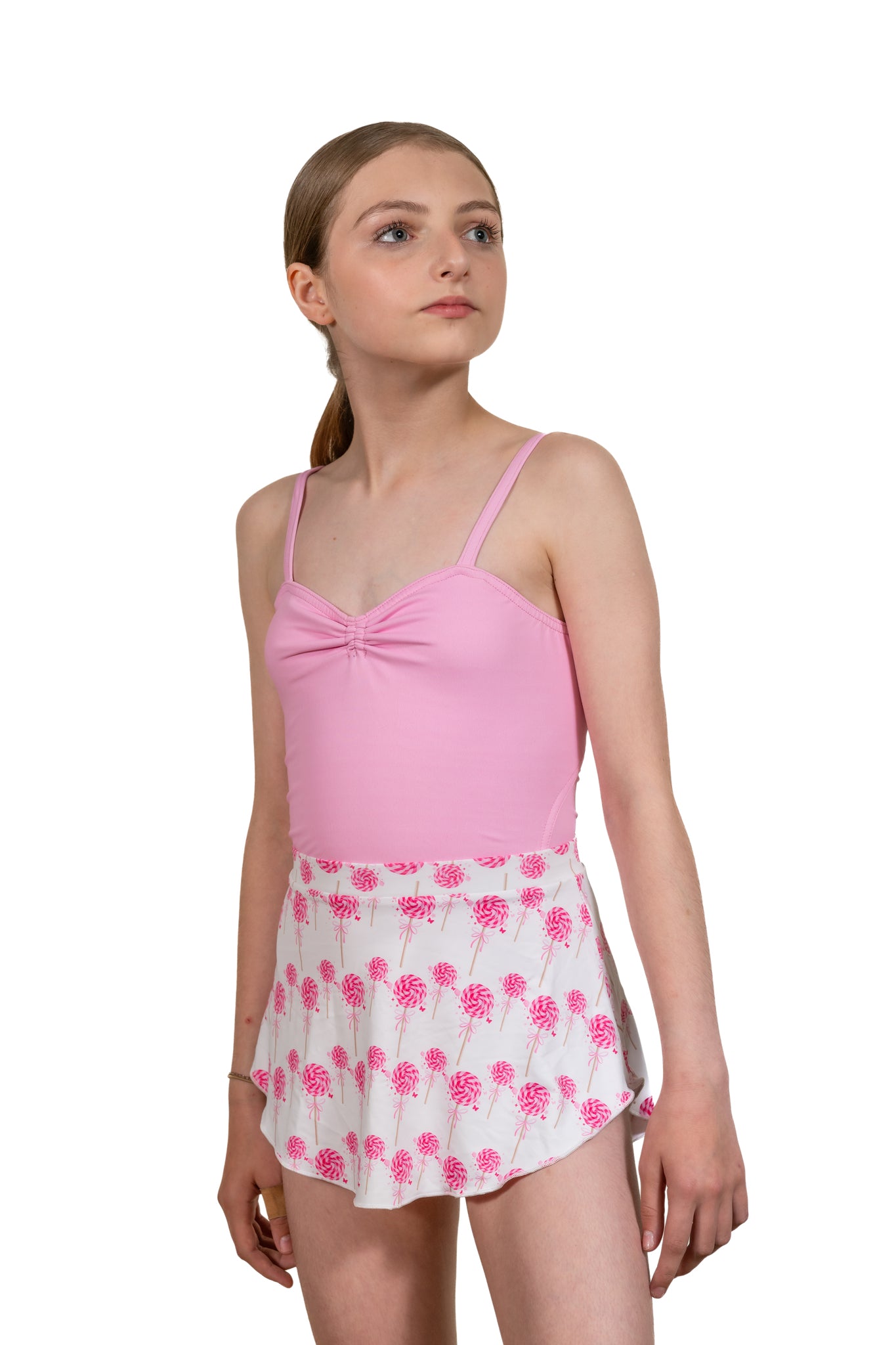 Cotton Candy Lollipop Print Ballet Skirt
