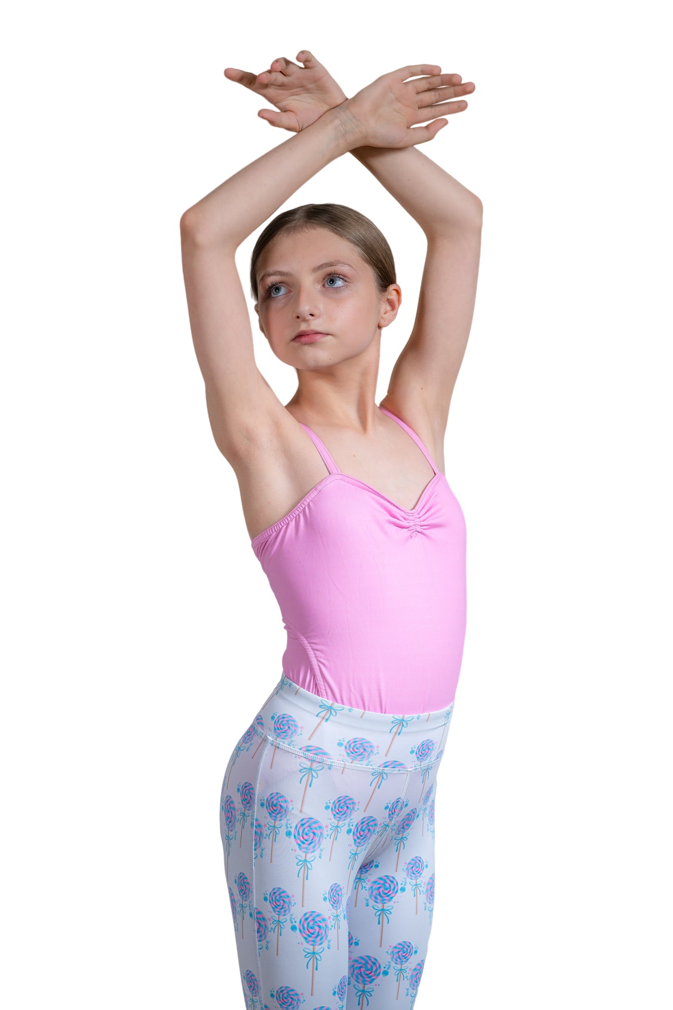 Bubblegum Lollipop Print Leggings