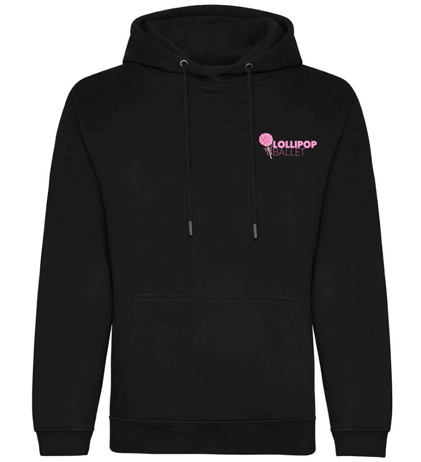 Kids Lollipop Ballet Black Hoodie